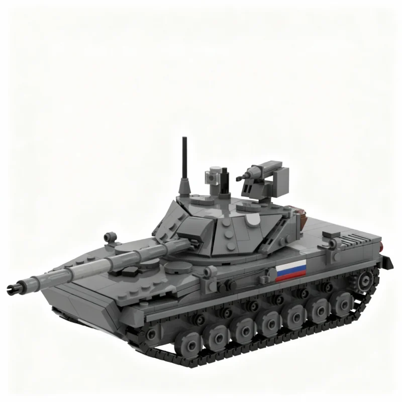623 детали MOC Creator 2S25M-Sprut SD Российский легкий танк, масштаб 1:35, модель из строительных блоков, рождественские подарки, игрушки для сборки и демонстрации.