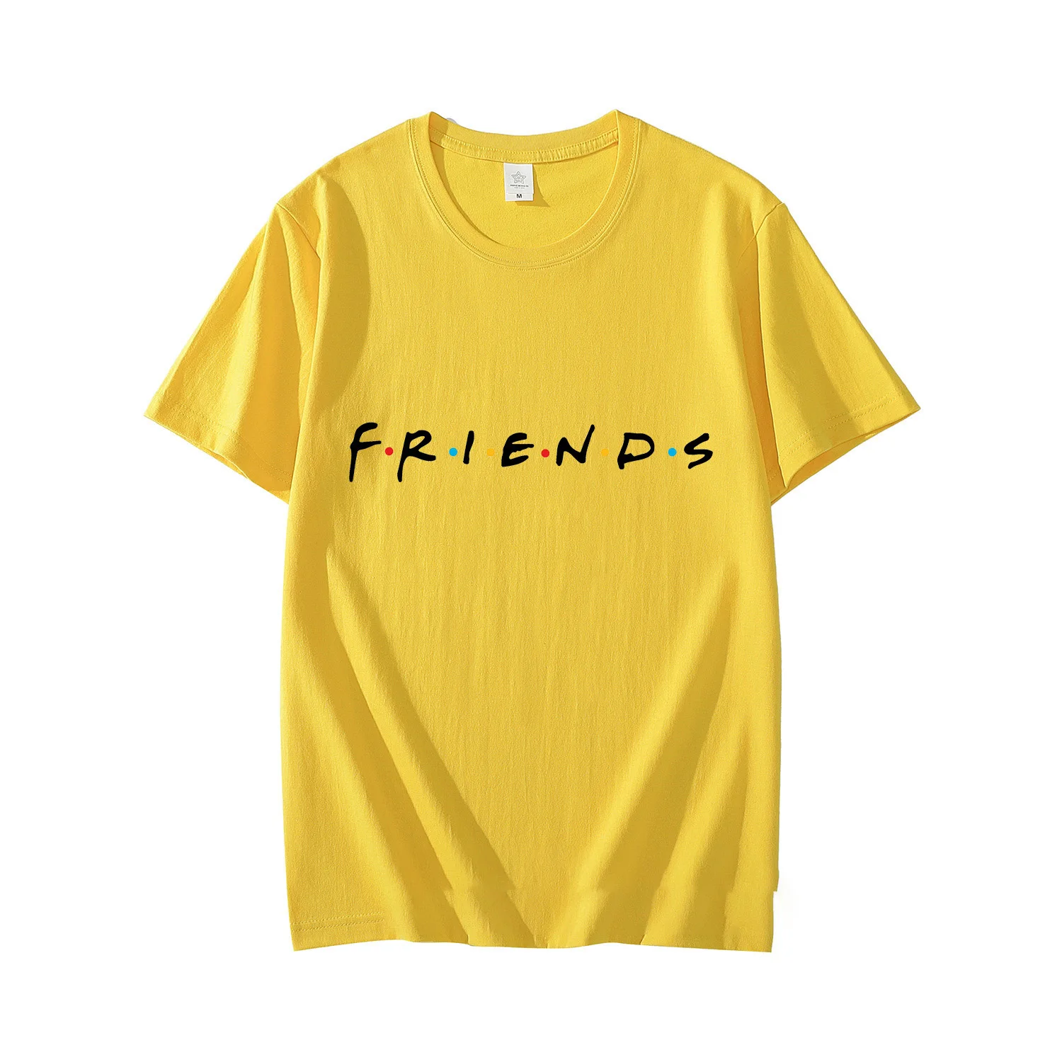 Friends TV Show T-Shirt Men Summer Cotton Tops Tees Letter Printed Clothing Cool Short Sleeve Streetwear Women Harajuku T-Shirt