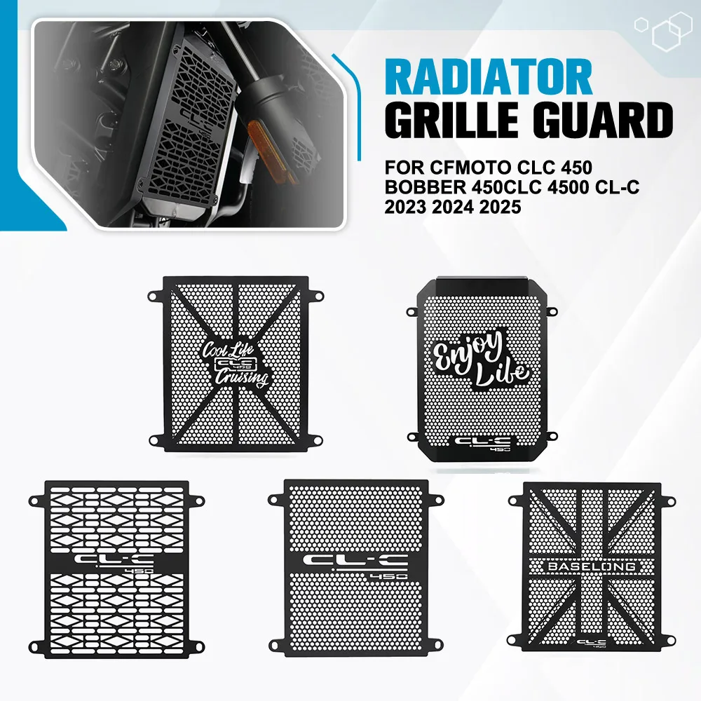 

For CFMOTO CLC 450 Bobber 450CLC 4500 CL-C 2023 2024 2025 Radiator Grille Guard Protector Cover Radiator Grille Protective Cover