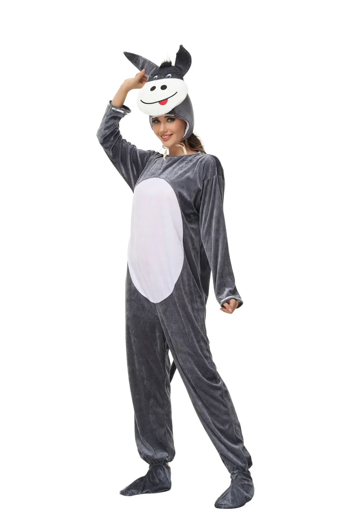 Children's Amusement Park Show Cosplay Donkey Onesie Animal Doll Costume for Kids