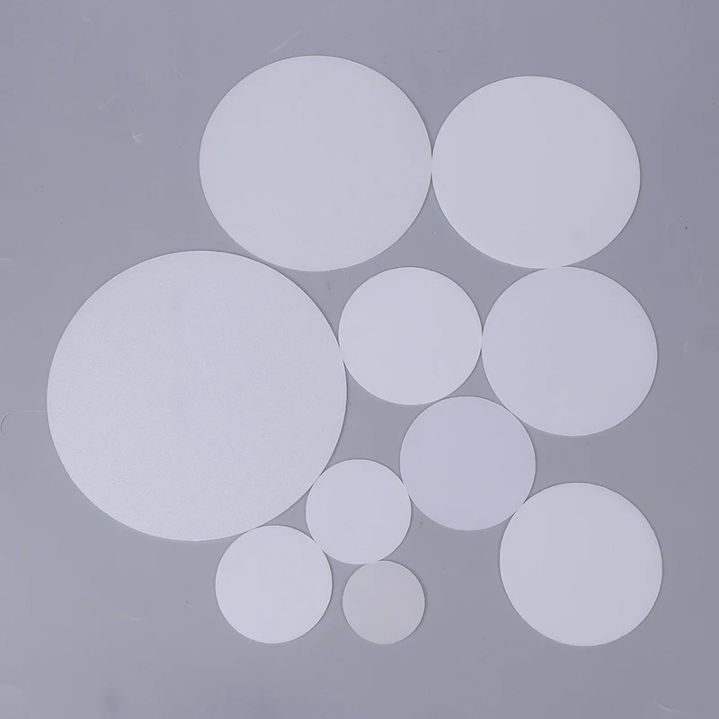 2pcs Frosted Acrylic 35mm 46mm 50mm 60mm 65mm 70mm Round Flat Semitransparent Lampshade For LED Lamp Down Light Flashlight