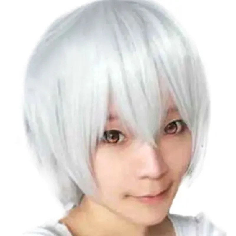 شعر مستعار قصير اصطناعي أنيمي للكوسبلاي ، ألياف درجة حرارة عالية ، أسود ، أبيض ، أرجواني ، أزرق ، أحمر ، أصفر ، حفلة تنكرية ، 30