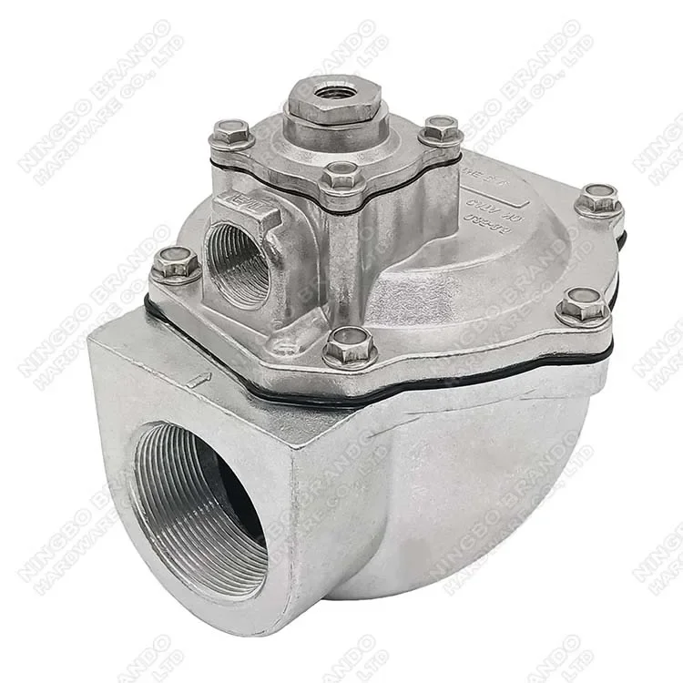 2'' G353A048 Remote Pilot Pulse Jet Valve Threaded Right Angle Valve For Dust Collector Bag Filter Baghouse