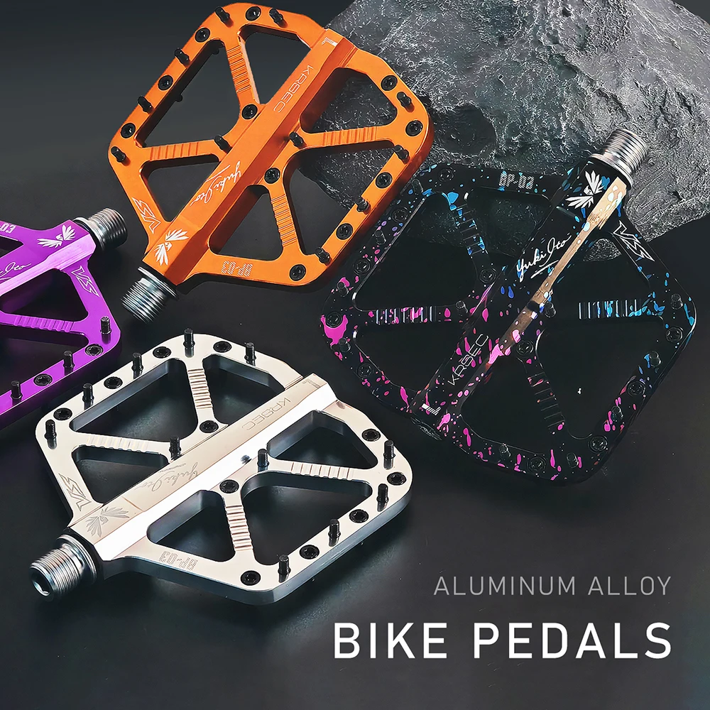 KRSEC CNC 3-Lager Fahrradpedale Ultraleichte BMX MTB Rennradpedale Rutschfeste Aluminiumlegierung Mountainbike-Teile – Detail 1