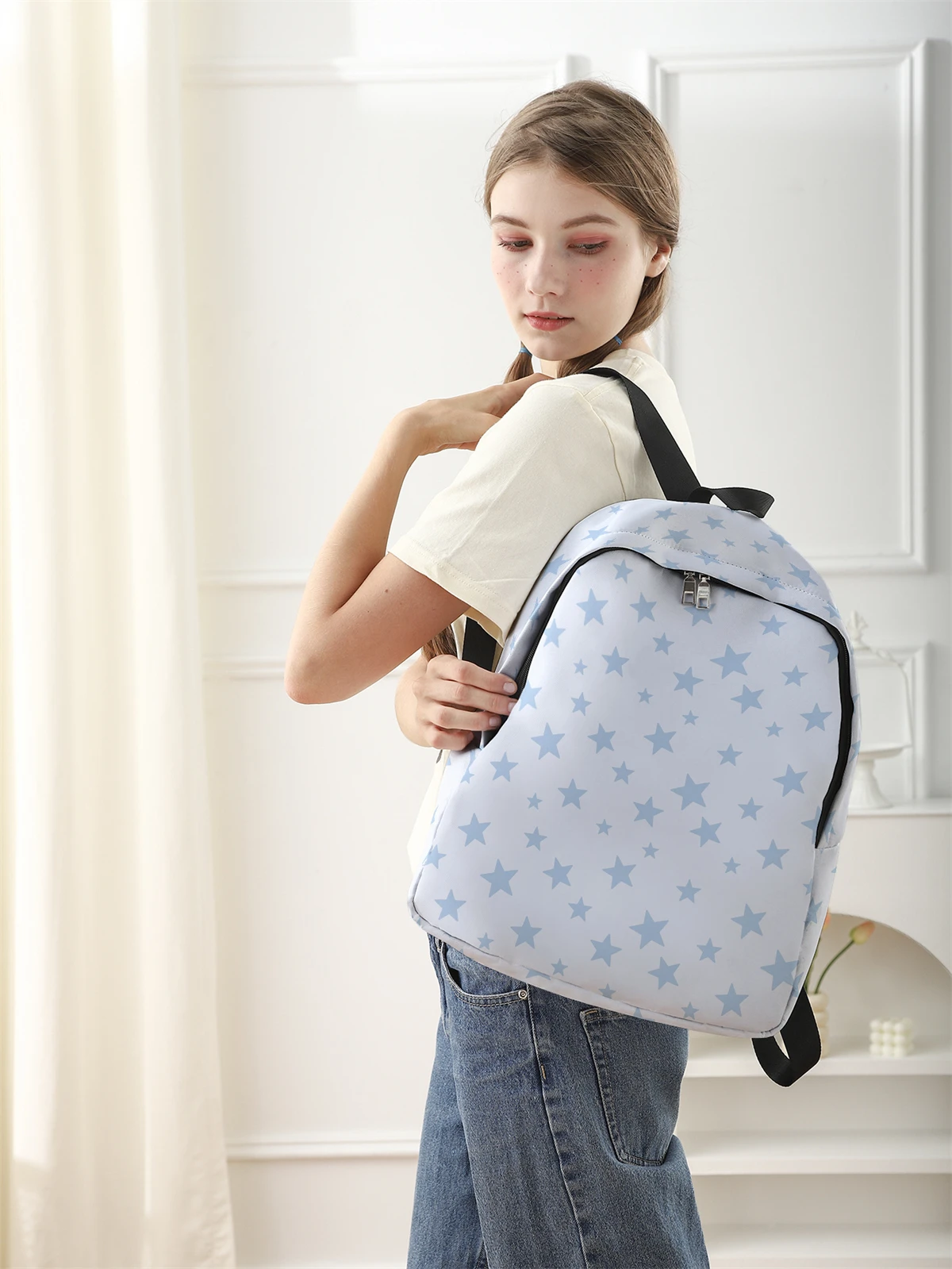 حقائب ظهر جامعية جديدة ذات سعة كبيرة للرجال والنساء، وأجهزة كمبيوتر محمولة عصرية للنساء، وحقائب ظهر، وحقائب سفر لطيفة للفتيات