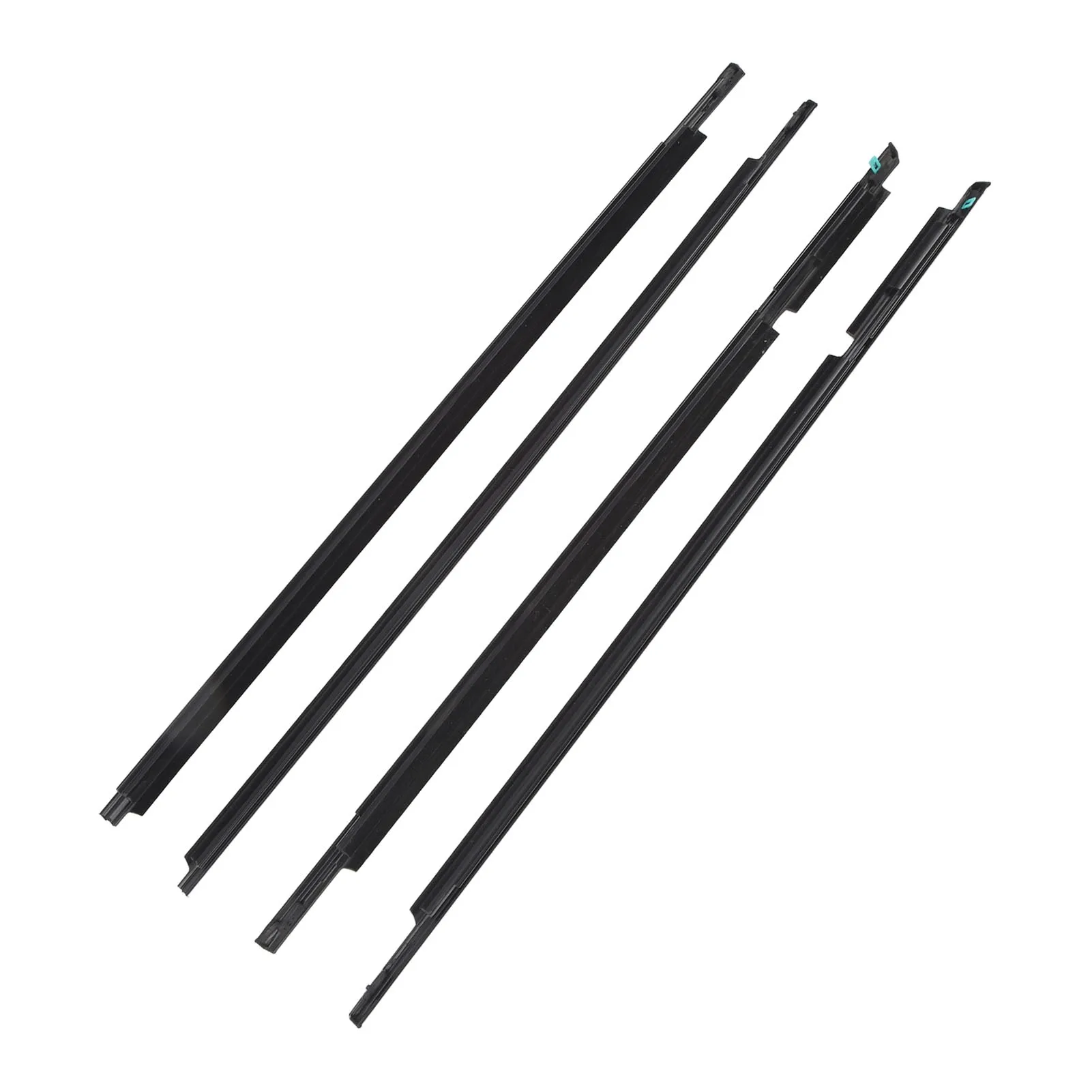 4Pcs Car Window Weatherstrip Seal Belt Replacement for Toyota Land Cruiser Prado 120 Series 2003-2009 75711‑60061 Car Accessory