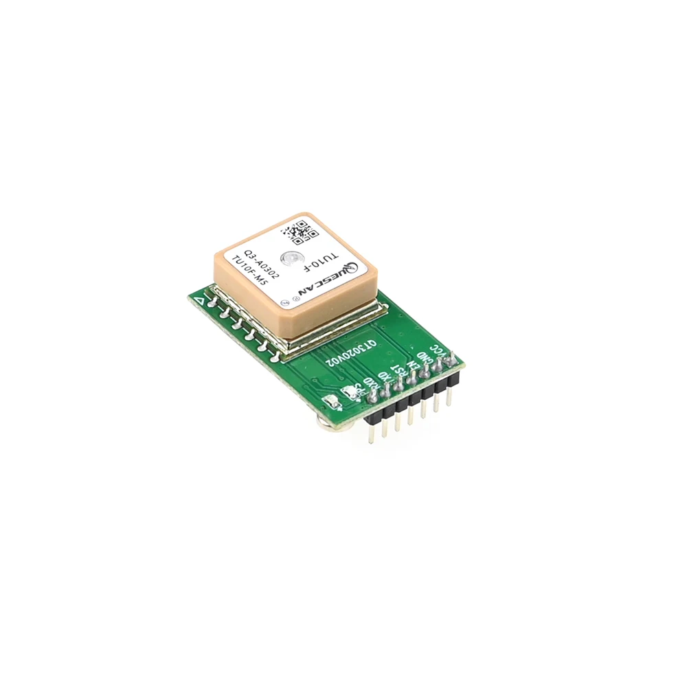 Módulo de Antena GPS QUESCAN TU10-F LCC, Módulo GNSS SMD Reflow Solderable, UBX M10 GPS Galileo BeiDou GLONASS QZSS SBAS