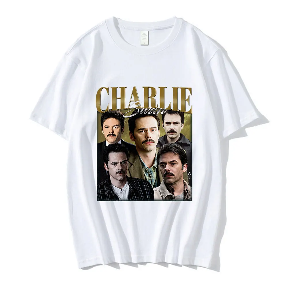 Billy Burke T Shirt Twilight Saga Charlie Swan Graphic T Shirts Men Women Clothing Cotton Short Sleeve Oversized Tee Shirt Y2K