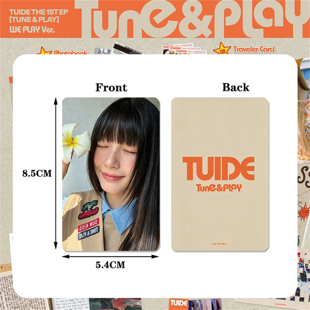 TUNE TUNE & PLAY Photocards Lomo Cards Album Postcards Special Benefit Flash EP Cards HD Photo Cards Fans Cosplay Gift