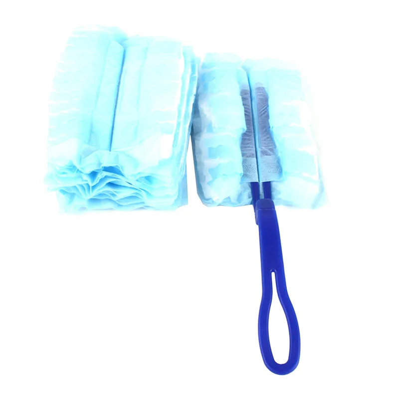 10 pces microfiber espanador escova de pó mais limpo não pode perder o cabelo estática anti pó escova casa ar condicionado limpeza da mobília do carro