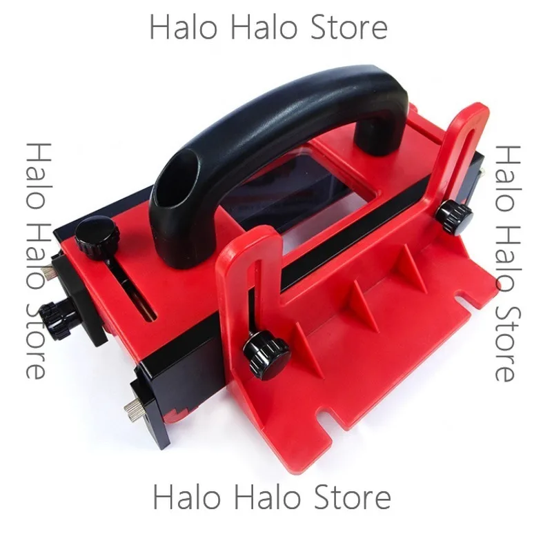 Yellow flip-chip table saw matching 3D safety push handle woodworking band saw engraving machine anti-cutting push ruler DIY