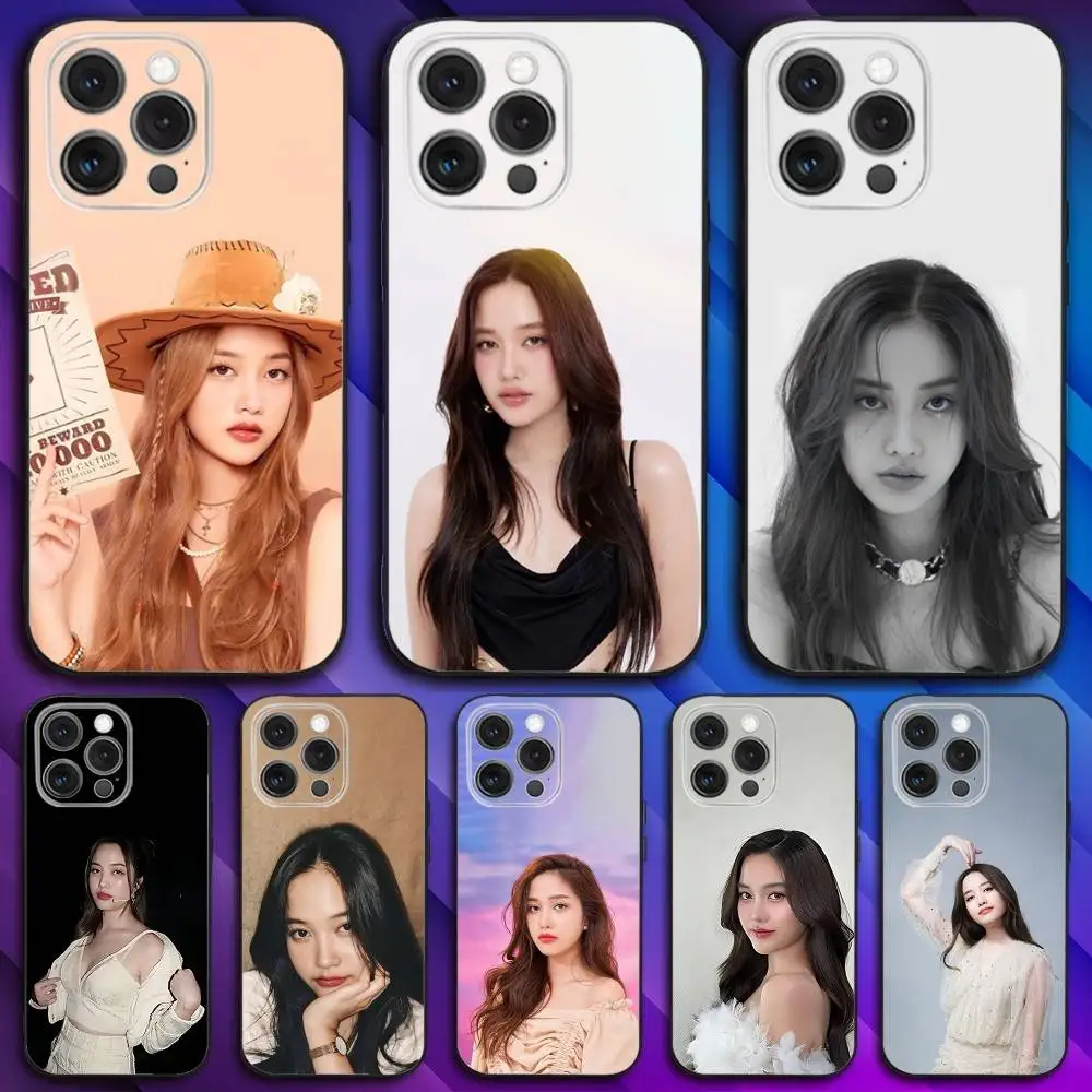 

F-Freen Actor S-Sarocha Phone Case For iPhone 16,15,14,13,12,11,Pro,Max,Plus,X,XS,SE4,E,Mini,Soft Black Case