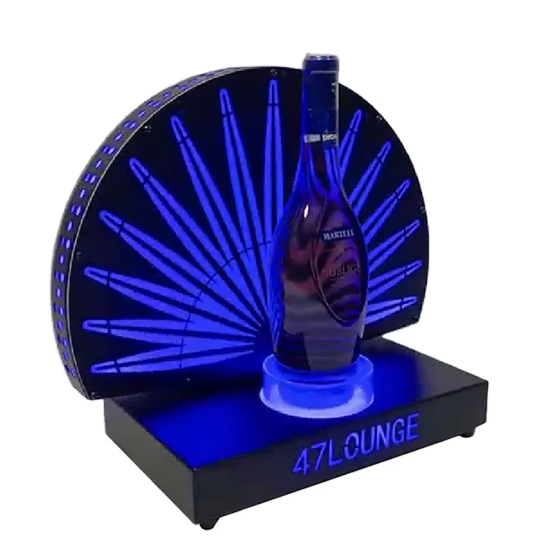 Premium Custom LED Liquor Display StandFactory Custom  Bottle Display  Champagne Bottle Presenter Casamigosa