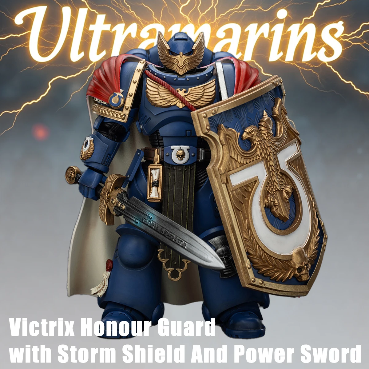 

JOYTOY Warhammer 40K Ultramarines Victrix Honour Guard Action Figure Toys Model Movable Doll Victrix Collection Gift Ornament