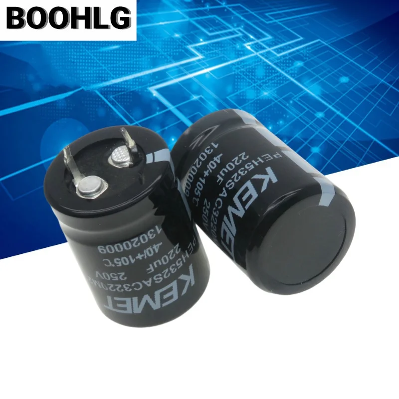 2PCS 220UF 250V Jimei electrolytic capacitor 250V 220UF 22X30 105 degrees