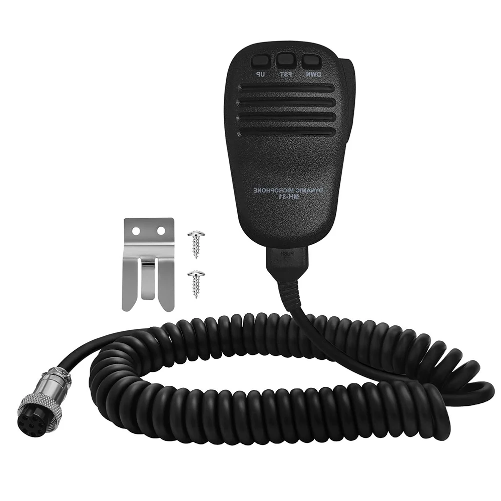 MH-31B8 Handheld Speaker Mic 8-Pin Microphone Fit For Yaesu Walkies Talkie FT-840 FT-990 FT-1000 FTDX1200 FTDX3000D 2Way Radio