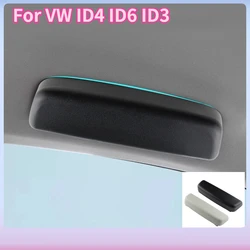 For VW ID4 ID6 ID3 All Series Alcantara Glasses Sunglasses Case Holder Grab Handle Flocked Storage Box Save Place Non-toxic