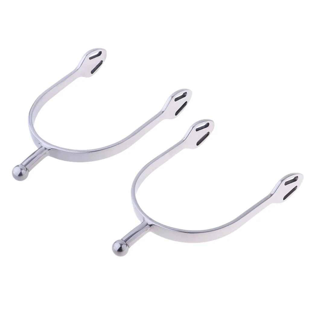 1 Pair Stainless Steel Horse  Equestrian Training Horse Riding