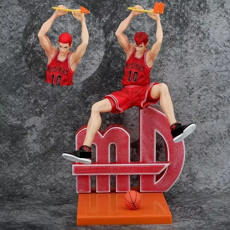 ในสต็อก SLAM DUNK รูป Kaede Rukawa Sakuragi Hanamichi Hisashi Mitsui 5pcs อะนิเมะรุ่นของเล่นคอลเลกชันเครื่องประดับของขวัญ