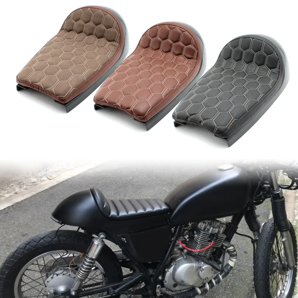 

Motorcycle Universal Cafe Racer Seat Retro Seat Pan Base Vintage Cushion Scrambler Saddle For Honda BMW Suzuki For Kawasaki