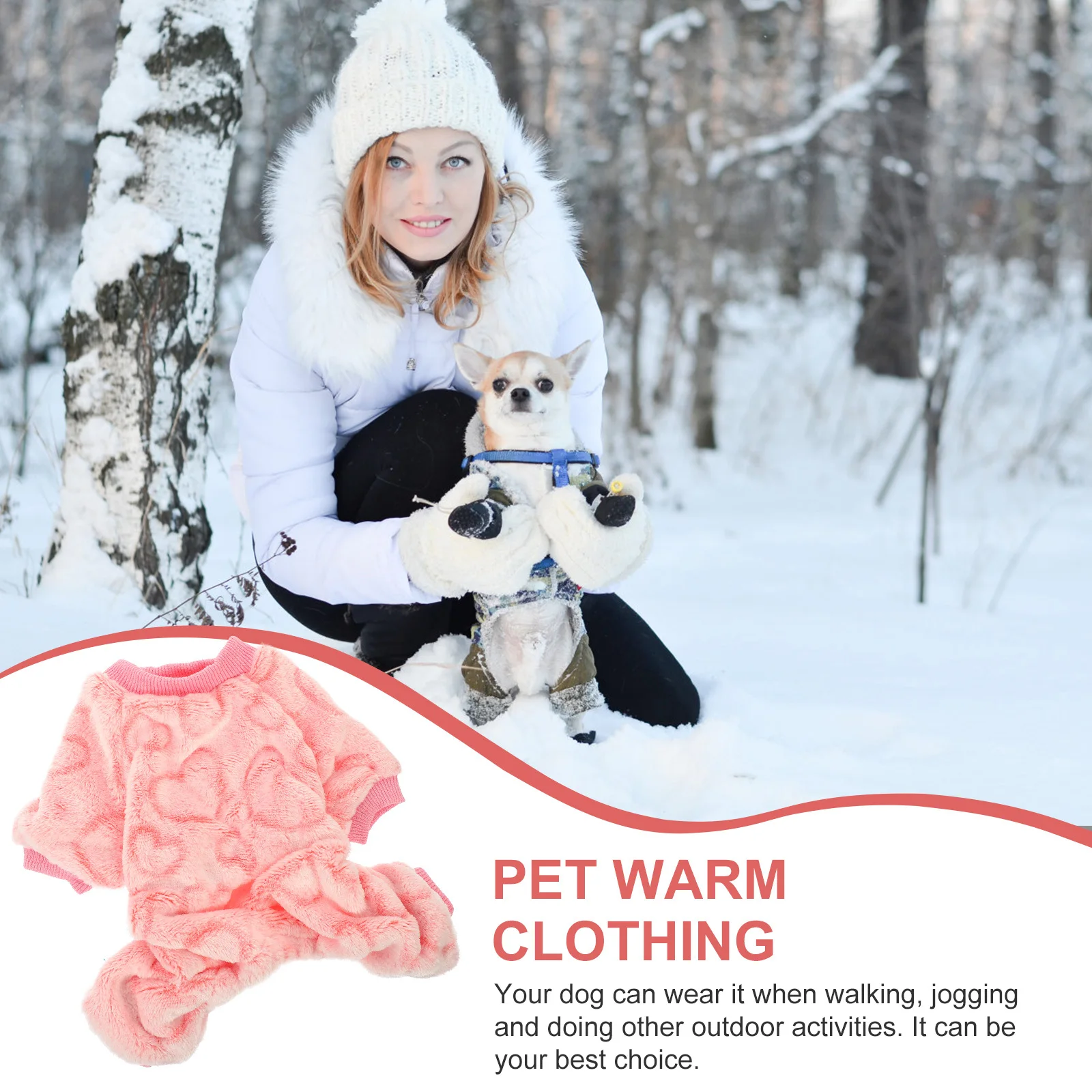 

Dog Clothes for Small Dogs Winter Warm Puppy Clothing Stylish Comfortable Wear Outdoor Daily Party Activities Pet Costume
