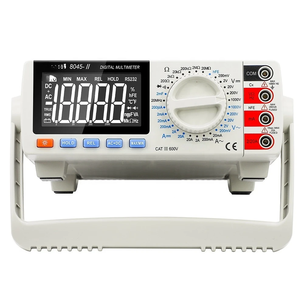 digital multimeters Counts AC/DC 1000V Desktop Multimetro Capacitance multimeter digital