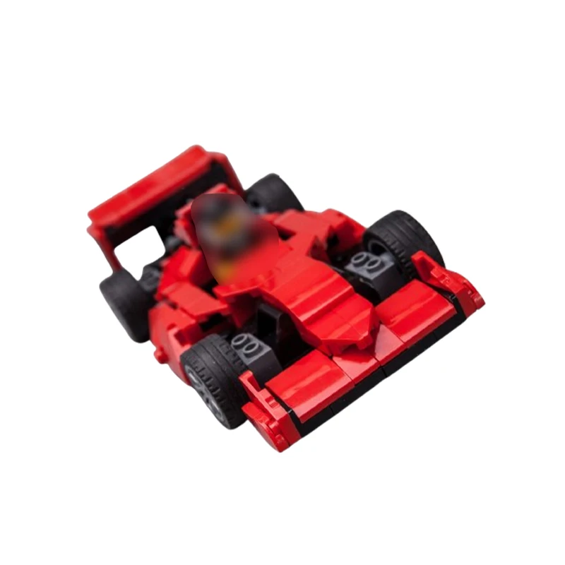 MOC-39657 Selected Car Series Formula Red Super Racing Car Building Blocks Compatible Model Brick Toy Boys Birthday Gift 168 Pcs