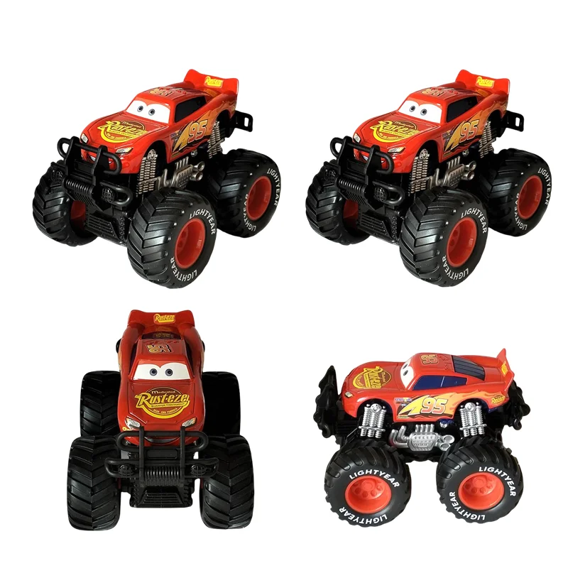 Disney Pixar Cars Mater Lightning McQueen Jackson Storm Big Wheel Offroad Vehicle Pullback Force Cars Model Toys Birthday Gifts