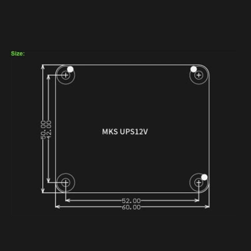 MKS UPS 24V Module 3D Printer Parts Power Outage Detection Lift Z Axis To Protect Model For DC 24V