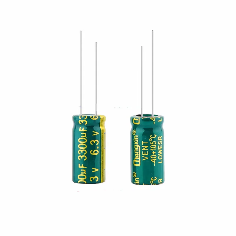 Clearance sale 10PCS 3300UF 6.3V high frequency low resistance electrolytic capacitor 10X20MM