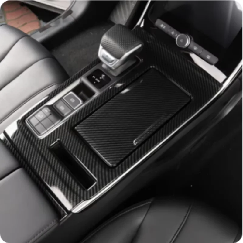 Interior ABS Accessories Carbon Fiber Black For Mg Roewe Rx5 Max 2019 2020 2021 Accessories Styling Auto Decoration Cover Trim - Image 3