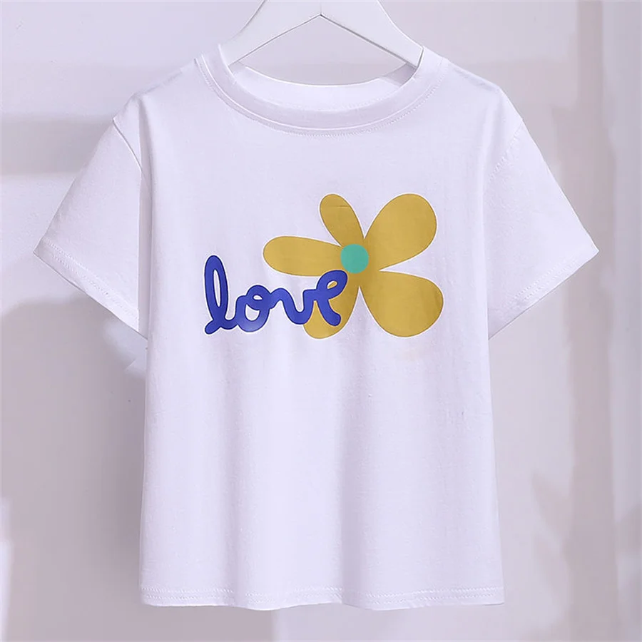 7 8 9 10 11 12 13 14 Years Old Big Girl Baby Clothes Sets Summer Short Sleeve Tee Tops+Skirt 2pcs Outfits Clothing Suits