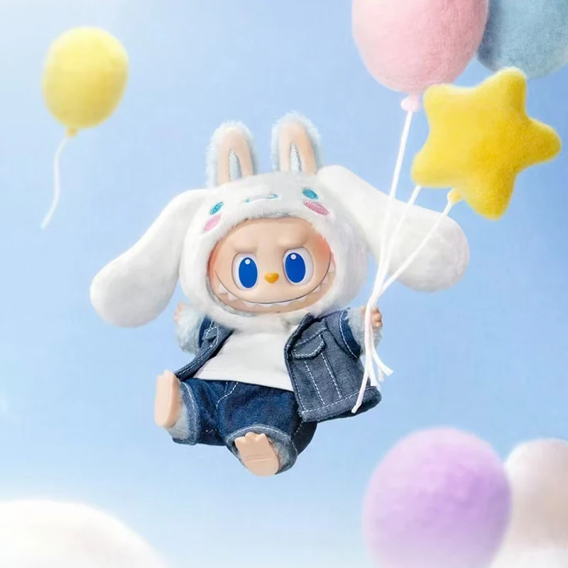 

POP MART Labubu Sanrio Collaboration Series Plush Doll Pendant Mystery Box Genuine Blind Box Guess Toys Bag Ornament Figurines