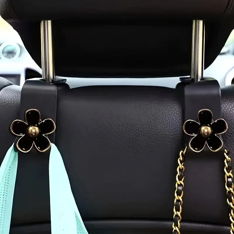 2 stücke Universal Auto Sitz Kopfstütze Haken Für Auto Rücksitz Lagerung Organizer Aufhänger Halter Für Handtasche Geldbörse Taschen Kleidung mäntel – Detail 6