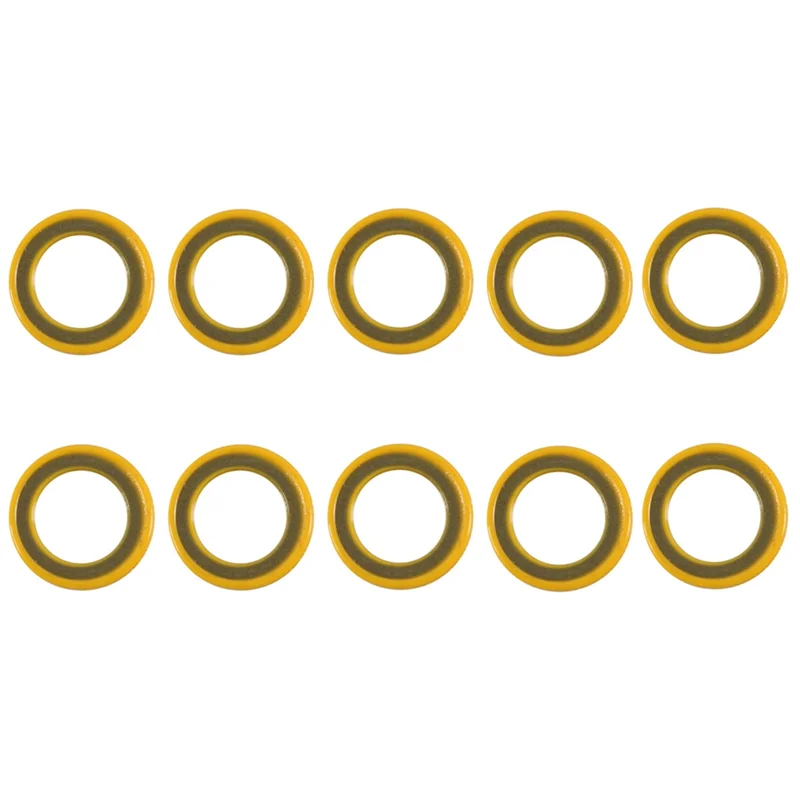 A80X-10Pcs 26-830749 Gear Case Lube Oil Drain Plug Washer Gasket For Mercury Marine Mercruiser Motor Boat Accessories