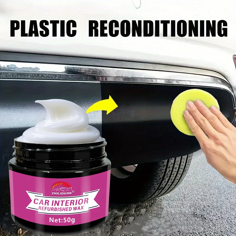 

Кристально чистый агент для ремонта автомобильного пластика - обновление салона и панели автомобиля, средство для воскового покрытия, автомобильный воск, воск для полировки автомобиля, прочная защита