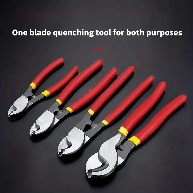 Professional-Grade Cable Pliers: Electrician-Approved Manual Wire Cutting for Maximum Efficiency