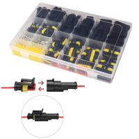708/352Pcs 1/2/3/4/5/6 Pins Way Seal Waterproof Electrical Wire Connectors Kit with Crimp Terminals Car Electrical Connector
