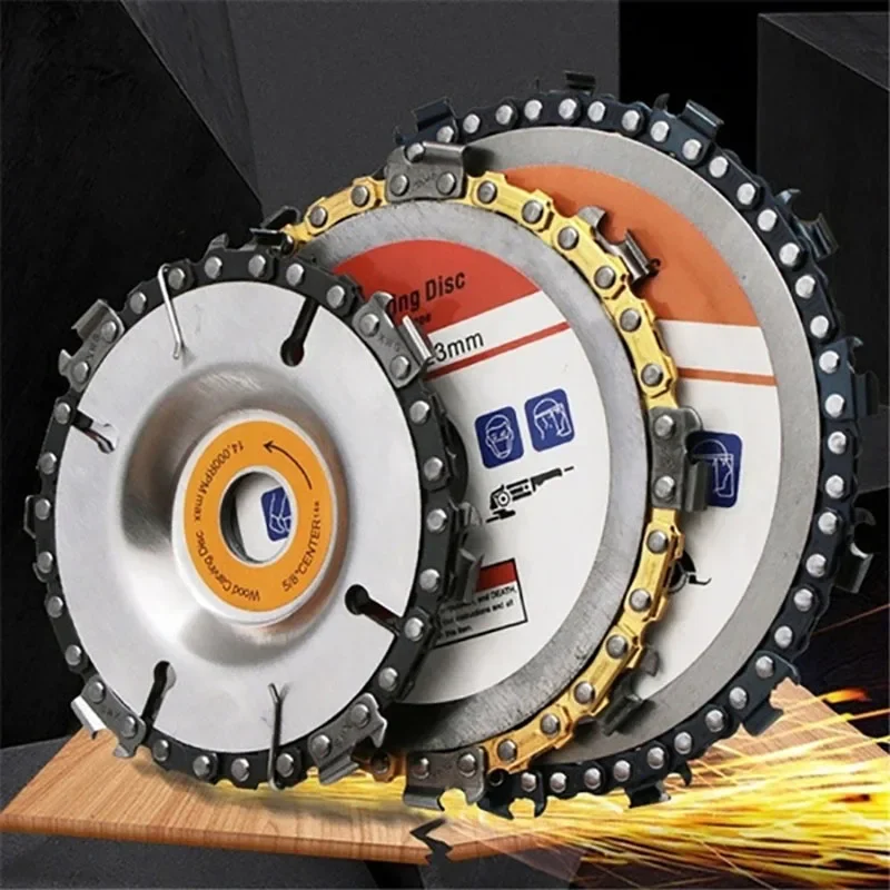 

Multi Specification Grinding Machine Woodworking Disc Grooving Machine Chains Disc Wood Carving Cutting Disc Angle Grinder