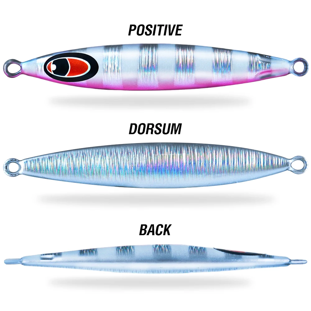 5 قطعة تهزهز الصيد مضيئة 10 جرام-60 جرام القفز السحر الاصطناعي الطعم الثابت المعادن الصب إغراء مع هوك حاد