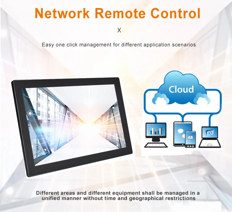 شاشة تثبيت على الحائط لمطعم الوجبات السريعة مقاس 27 بوصة مع مشغل الوسائط المتعددة ومشغل الإعلانات وشاشات الوسائط الرقمية #6