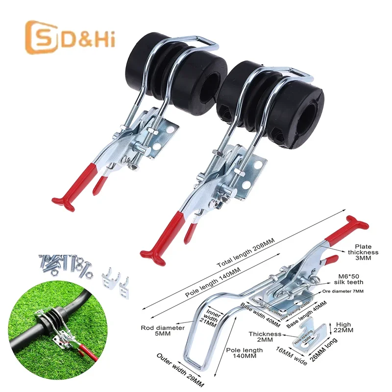 2/4 juegos para Dron agrícola DJI Agras para T60T50T25P T40T30T20P Kit de amortiguador de cojín con Clip de fijación de transporte