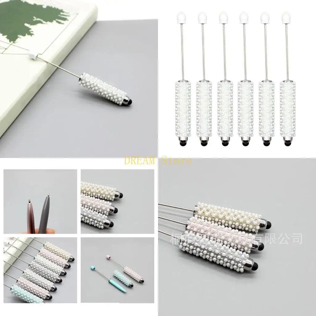 

Ручка для сенсорного экрана с бисером и шариковой ручкой, наконечник 1,0 мм, плавное письмо, лучшая распродажа