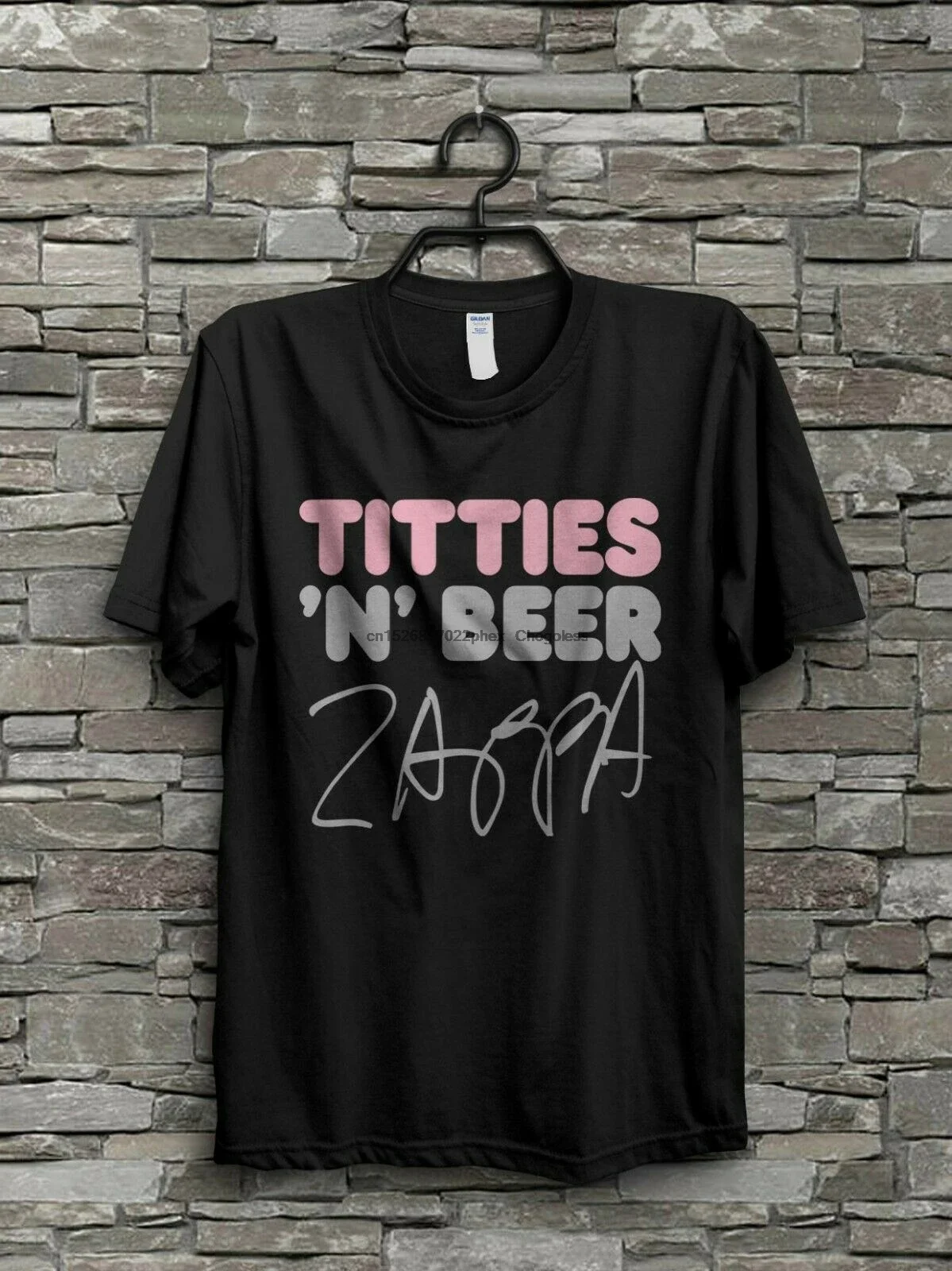 Frank Zappa Concert Titties N Beer Rock Tour T-Shirt Mens Size S to 2XL