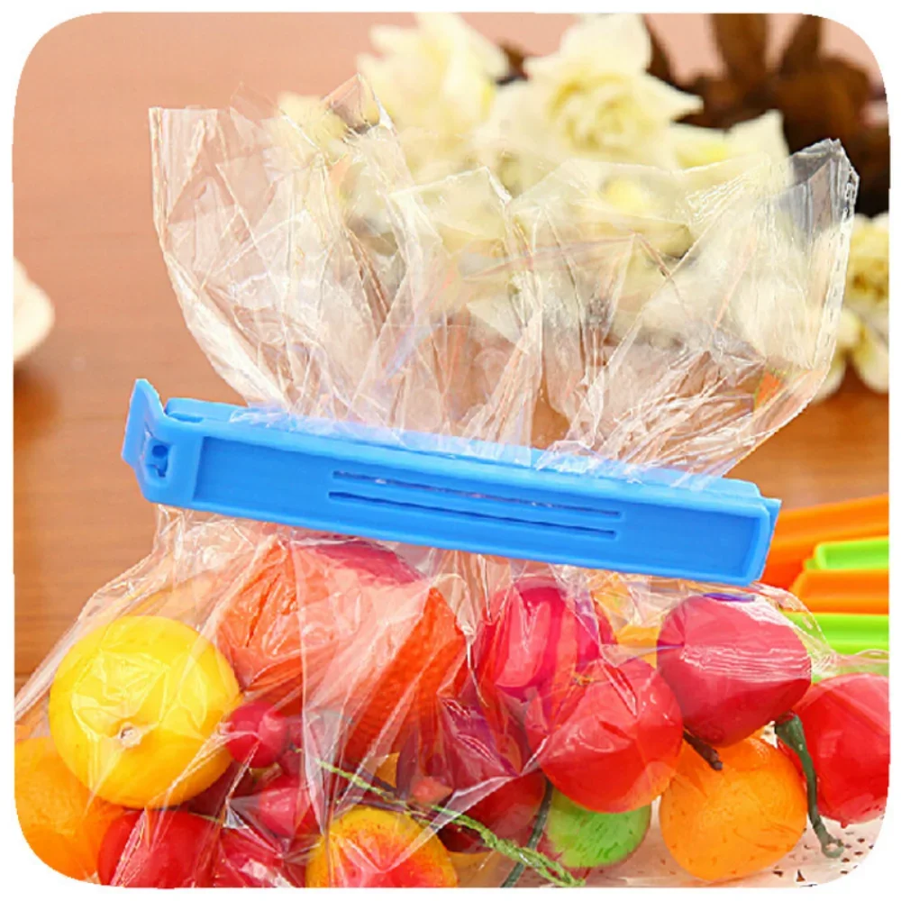 10/20Pcs/lot  Food Snack Storage Seal Sealing Bag Clips Sealer Clamp Food Bag Clips Kitchen Tool Food Close Clip