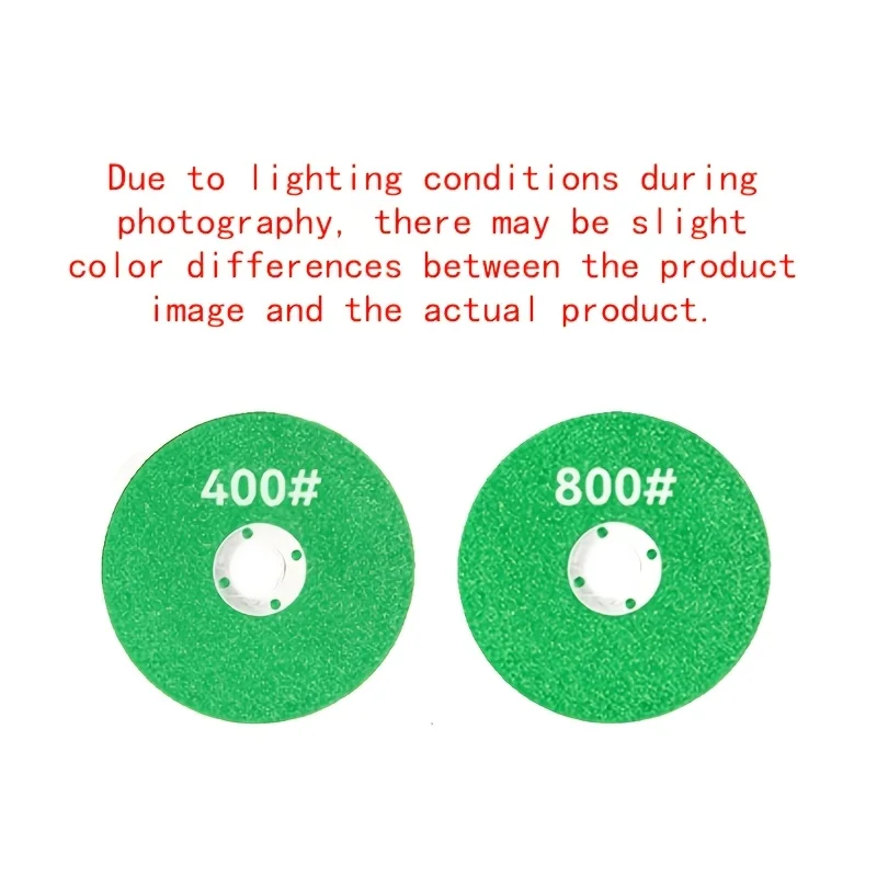2pcs Angle Grinder Grinding Wheel Set, 10 Cm, (400# + 800#), Specially Designed for Angle Grinders, Wear-Resistant And Shatter-R