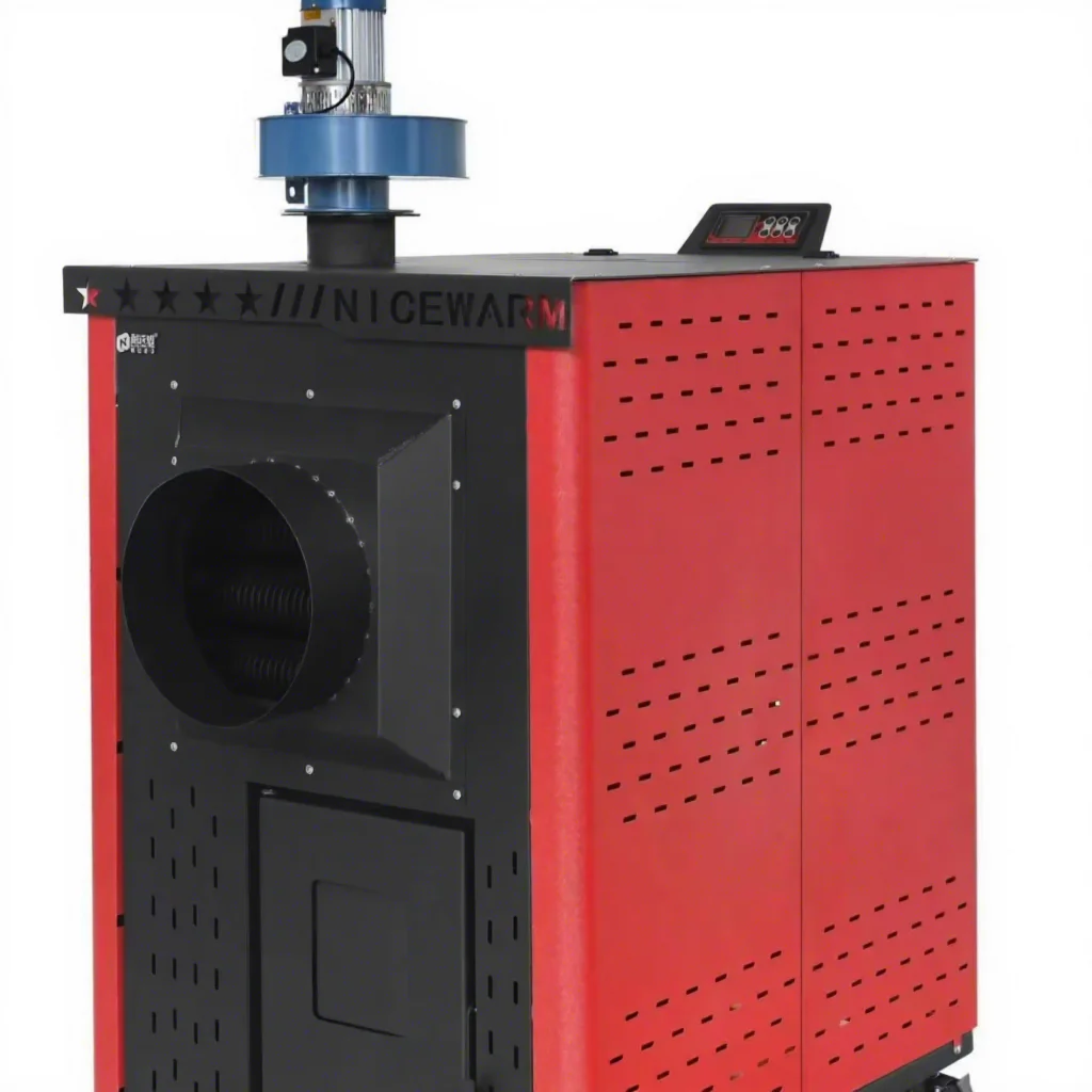 Large Commercial Wind-heated Pellet Combustion Heating Stove Freestanding Highly Efficient Eco-Friendly 58KW 500 Cold Rolled