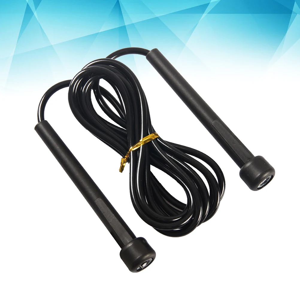 

Adjustable Skipping Rope with Skin-friendly with Handles for Kids Children Students and Adults (Black)