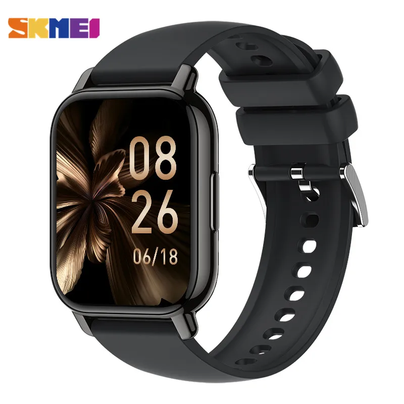 

SKMEI New 1.85 inch Full Touch Bluetooth Call Smart Watch Women Men blood oxygen Monitor Pedometer Smartwatch For Android ios