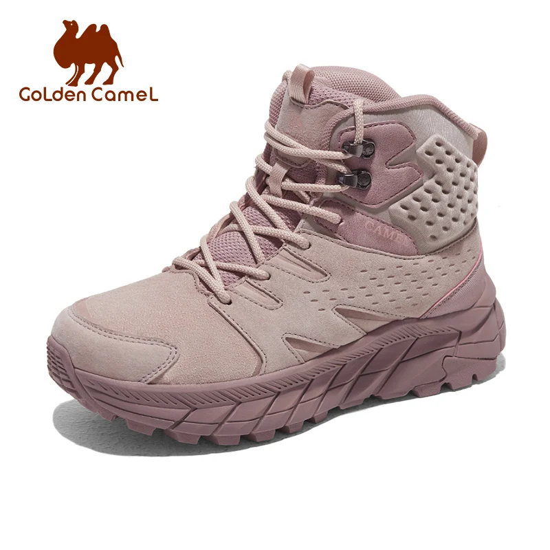 GOLDEN CAMEL Hiking Shoes Non-slip High-top Hiking Boots Wear-resistant Outdoor Waterproof Trekking Shoes for Men 2024 Autumn